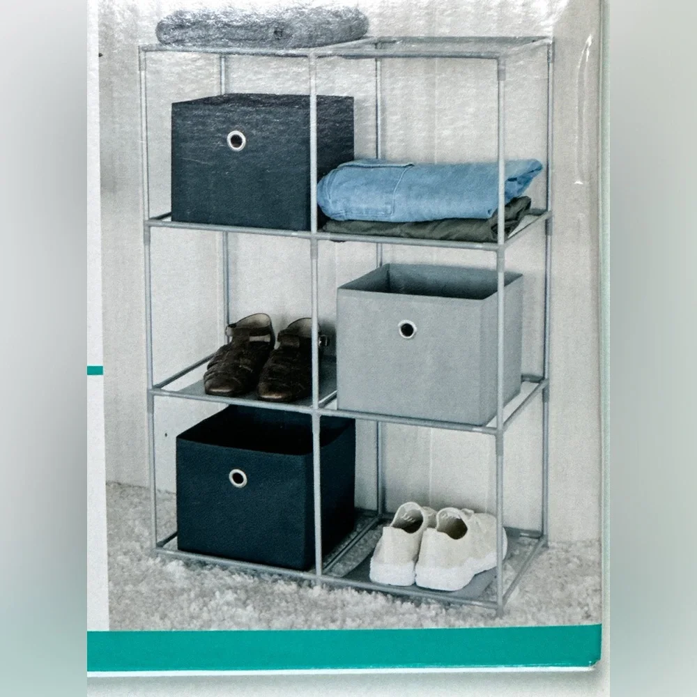 6-Cube Storage Rack